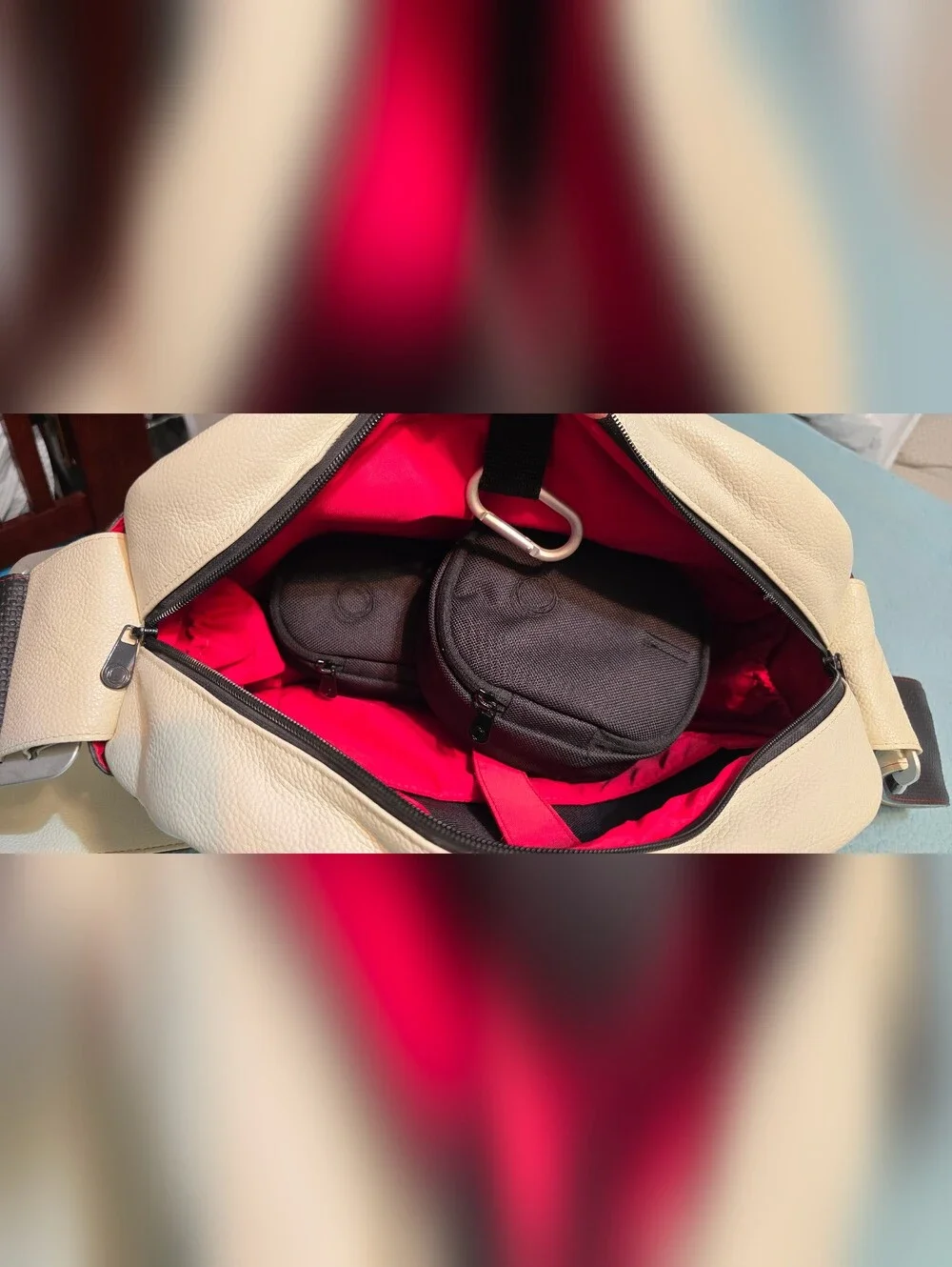 Bugaboo Leather Diaper Bag & Accessories